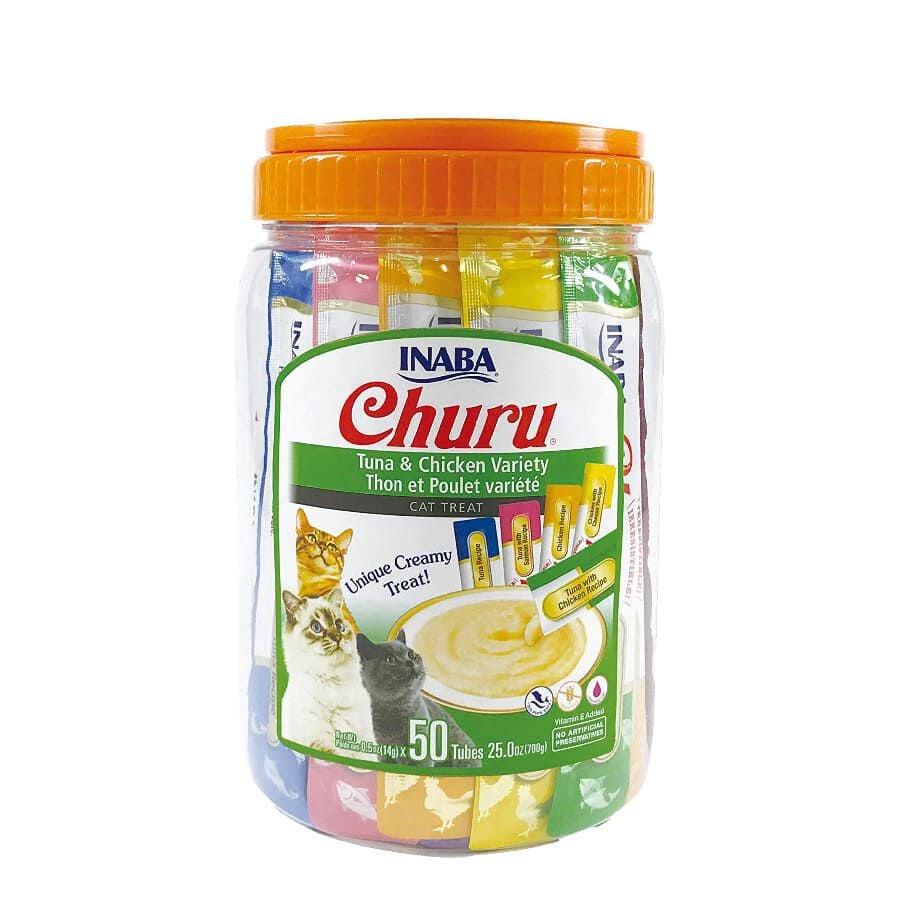 Churu Snack Cremoso Variedades de Pollo para gatos